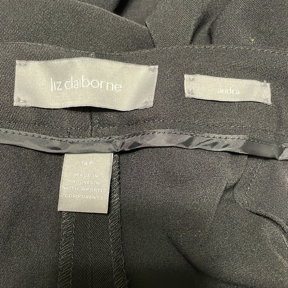 Liz Claiborne Audra Straight Leg Pants Size 14 Petite - Picture 6 of 11
